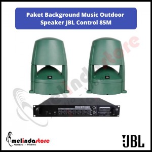 Paket Background Music Outdoor Taman Kolam Speaker JBL 85M | 2 Speaker